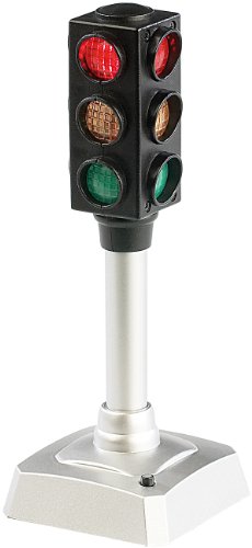 PEARL Stimmungsampel: LED-Verkehrsampel, batteriebetrieben, blinkt auf Knopfdruck (Ampel für Bürotür, Büro Ampel, Verkehrsampeln) von PEARL