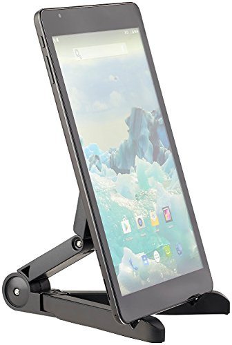 PEARL Tablet Halterung: Faltbarer Tablet-Ständer für iPad, Tablet-PC, E-Book-Reader & Co. (Tablett Ständer, Tablet Aufsteller, Universal Smartphone) von PEARL