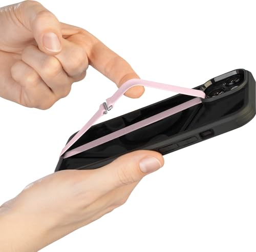 PEARL Universal-Finger-Handyhalterung aus Silikon, pink, 230 mm PEARL Universal-Finger-Handyhalterung aus Silikon, pink, 230 mm von PEARL