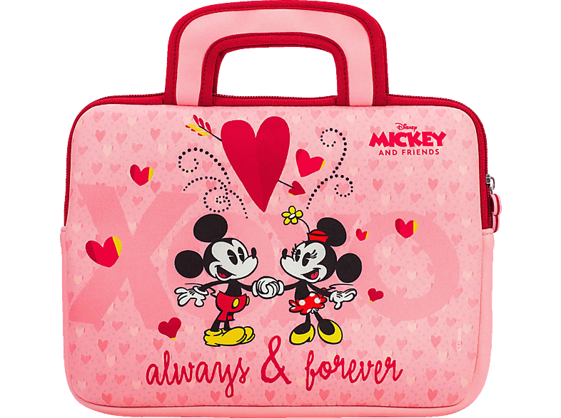 PEBBLE GEAR PG916731M Mickey & F8 Carry Bag Always Forever Gaming Tasche, Rosa/Rot von PEBBLE GEAR
