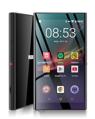 Android 14 MP3-Player, 5-Zoll MP4-Musikplayer für Kinder mit Family Link, App-Store, Spotify, YouTube, Libby, Mikrospeicherkarte und Ohrhörer im Lieferumfang Android 14 MP3-Player, 5-Zoll MP4-Musikplayer für Kinder mit Family Link, App-Store, Spotify, YouTube, Libby, Mikrospeicherkarte und Ohrhörer im Lieferumfang von PECSU
