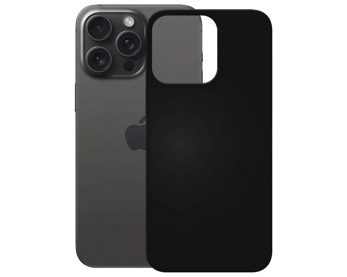 PEDEA Smartphone-Hülle Soft TPU Case für iPhone 15 Pro Max, schwarz PEDEA Smartphone-Hülle Soft TPU Case für iPhone 15 Pro Max, schwarz von PEDEA