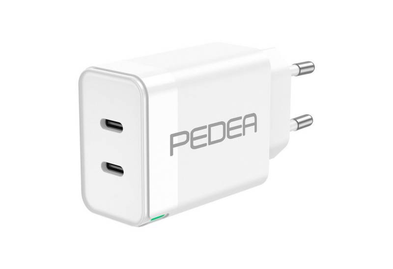 PEDEA USB-C Dual Schnelllader PD 40 Watt USB-Ladegerät von PEDEA