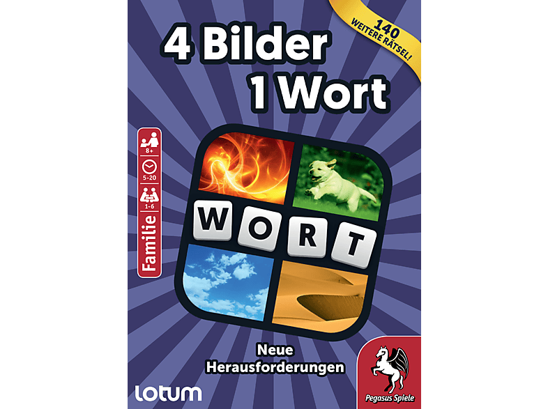 PEGASUS SPIELE 4 Bilder 1 Wort - Neue Herausforderungen Kartenspiel Mehrfarbig PEGASUS SPIELE 4 Bilder 1 Wort - Neue Herausforderungen Kartenspiel Mehrfarbig von PEGASUS SPIELE