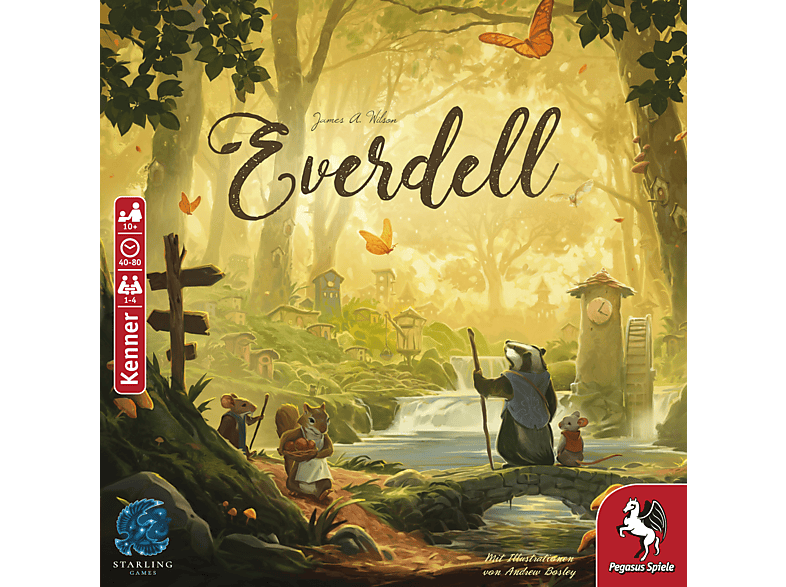 PEGASUS SPIELE Everdell (deutsche Ausgabe) Brettspiel Mehrfarbig von PEGASUS SPIELE