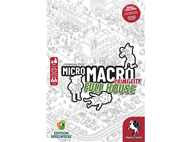 PEGASUS SPIELE MicroMacro: Crime City 2 Brettspiel Mehrfarbig PEGASUS SPIELE MicroMacro: Crime City 2 Brettspiel Mehrfarbig von PEGASUS SPIELE