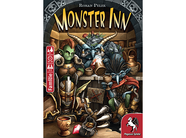 PEGASUS SPIELE Monster Inn Kartenspiel Mehrfarbig von PEGASUS SPIELE