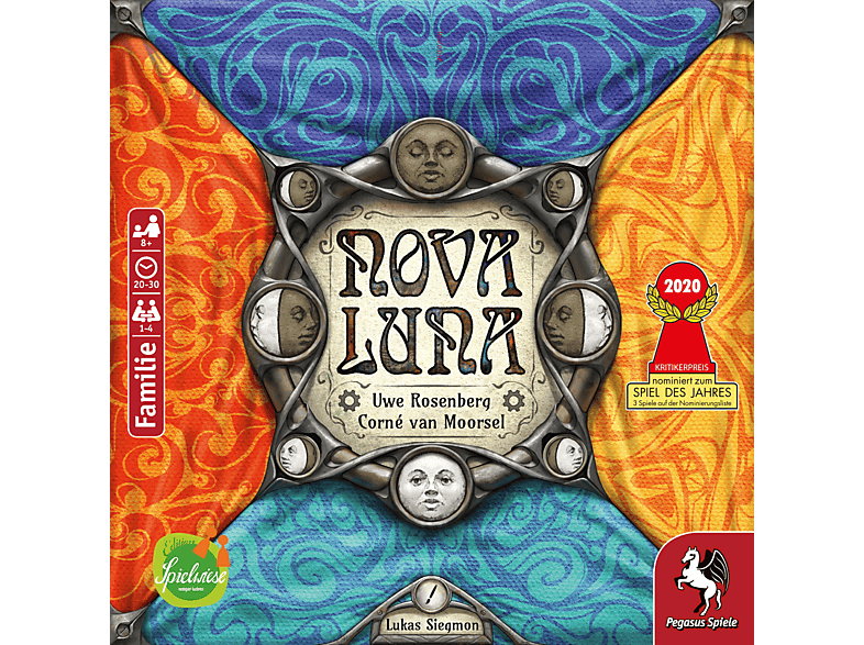 PEGASUS SPIELE Nova Luna Brettspiel Mehrfarbig PEGASUS SPIELE Nova Luna Brettspiel Mehrfarbig von PEGASUS SPIELE