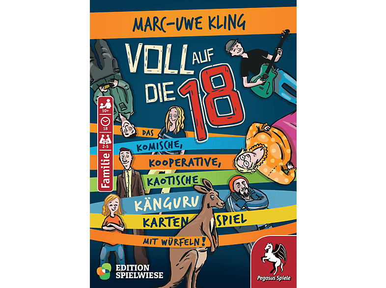PEGASUS SPIELE Voll auf die 18 – Das Känguru-Kartenspiel Kartenspiel Mehrfarbig PEGASUS SPIELE Voll auf die 18 – Das Känguru-Kartenspiel Kartenspiel Mehrfarbig von PEGASUS SPIELE