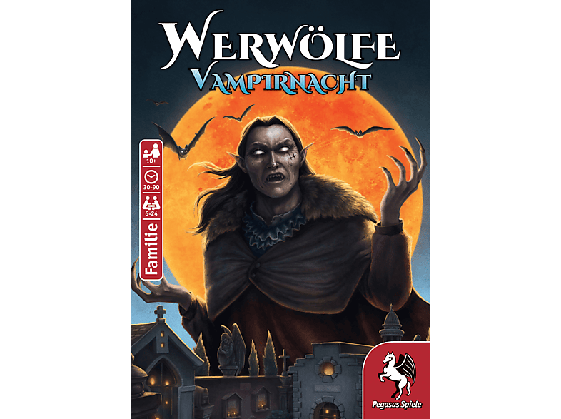 PEGASUS SPIELE Werwölfe - Vampirnacht Kartenspiel Mehrfarbig PEGASUS SPIELE Werwölfe - Vampirnacht Kartenspiel Mehrfarbig von PEGASUS SPIELE