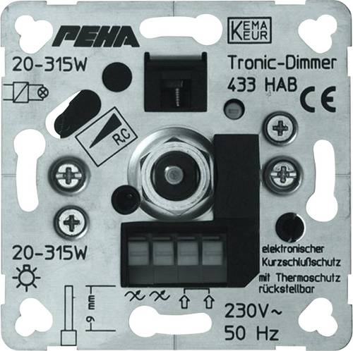 PEHA by Honeywell 1 Stück Einsatz Dimmer PEHA Aluminium D 433 HAB O.A von PEHA by Honeywell