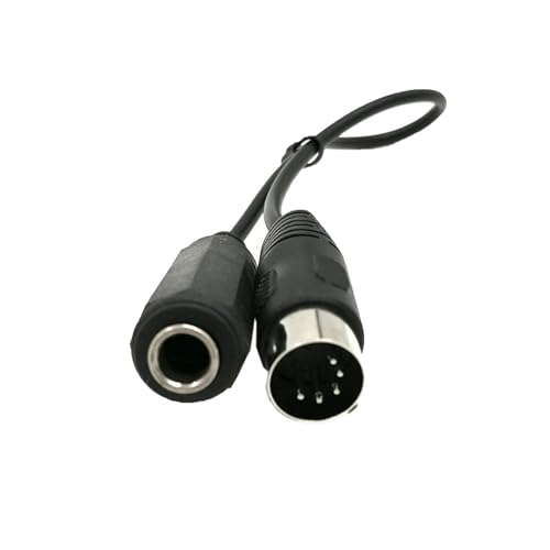 PEILINZE Adapterkabel, 30 cm, 6,35 mm Buchse auf 5-polige DIN-Kabel, 2-Wege-Konvertierung für Lautsprecher und Sound-Ausrüstung PEILINZE Adapterkabel, 30 cm, 6,35 mm Buchse auf 5-polige DIN-Kabel, 2-Wege-Konvertierung für Lautsprecher und Sound-Ausrüstung von PEILINZE