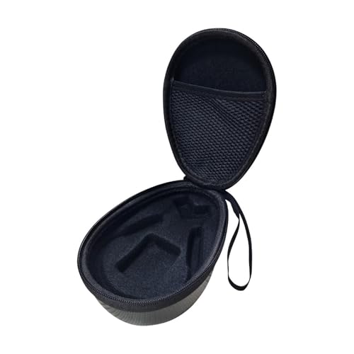 PEILINZE Hartschalen-Reisetasche mit Netztaschen für Knochenleitungs-Kopfhörer von PEILINZE