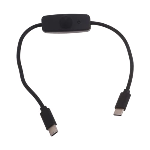 PEILINZE USB C Typ C mit An-/Aus-Schaltern, Power-Taste, 30,5 cm Lade-Verlängerungskabel, Typ-C-Verlängerungskabel von PEILINZE
