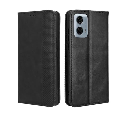 PEIYE Hülle für Motorola Moto G34 5G, Wallet Klappbar Lederhülle Flip Cover Case, Schutzhülle Handyhülle mit Kartenfach und Geldfach, TPU-Innenteil, Magnetverschluss, Standfunktion -Schwarz PEIYE Hülle für Motorola Moto G34 5G, Wallet Klappbar Lederhülle Flip Cover Case, Schutzhülle Handyhülle mit Kartenfach und Geldfach, TPU-Innenteil, Magnetverschluss, Standfunktion -Schwarz von PEIYE
