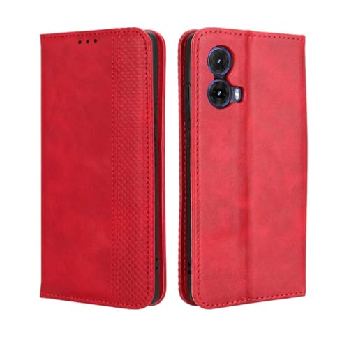 PEIYE Hülle für Motorola Moto G85 5G, Wallet Klappbar Lederhülle Flip Cover Case, Schutzhülle Handyhülle mit Kartenfach und Geldfach, TPU-Innenteil, Magnetverschluss, Standfunktion -rot PEIYE Hülle für Motorola Moto G85 5G, Wallet Klappbar Lederhülle Flip Cover Case, Schutzhülle Handyhülle mit Kartenfach und Geldfach, TPU-Innenteil, Magnetverschluss, Standfunktion -rot von PEIYE