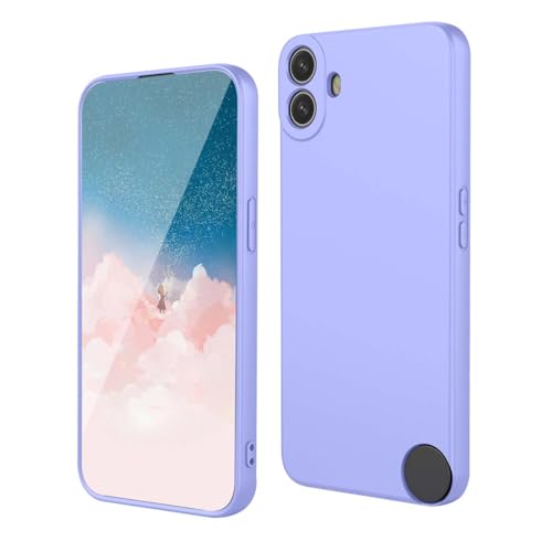 PEIYE Hülle für Nothing CMF Phone 1, Stoßfeste Handyhülle aus Weichem Silikon, mit Faserfutter, Schutzhülle für Optimalen Schutz, Cover Case, (Lila) von PEIYE