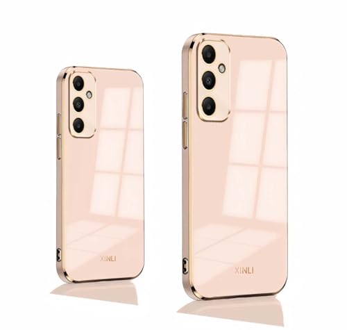 PEIYE Hülle für Samsung Galaxy A05s 4G, Stoßfeste Bumper Silikon Schutzhülle, Weiche TPU Handyhülle mit Glänzender Oberfläche & Goldenen Kanten, Cover Case, Rosa PEIYE Hülle für Samsung Galaxy A05s 4G, Stoßfeste Bumper Silikon Schutzhülle, Weiche TPU Handyhülle mit Glänzender Oberfläche & Goldenen Kanten, Cover Case, Rosa von PEIYE