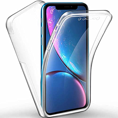 PEIYE Hülle für Xiaomi Redmi Note 13 Pro Plus 5G (Pro+), 360 Grad Rundumschutz Stoßfeste Handyhülle mit Integriertem Displayschutz, Transparent Soft TPU Bumper Schutzhülle -Transparent von PEIYE