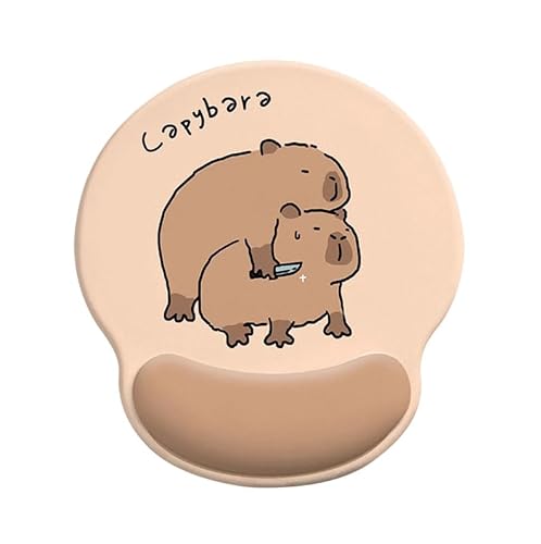 PEKNUX Capybara Handgelenk-Mauspad, Silikon, Verdickt, rutschfest, Büro-Mauspad, Laptop-Tastatur-Pad PEKNUX Capybara Handgelenk-Mauspad, Silikon, Verdickt, rutschfest, Büro-Mauspad, Laptop-Tastatur-Pad von PEKNUX