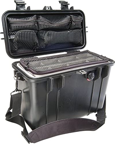 PELI 1430 Schlagfester Top Loader Behälter für Fotografie- und Computerequipment, IP67 Wasserdicht, 15L Volumen, Mit Einteilerset und Deckeleinsatz, Schwarz PELI 1430 Schlagfester Top Loader Behälter für Fotografie- und Computerequipment, IP67 Wasserdicht, 15L Volumen, Mit Einteilerset und Deckeleinsatz, Schwarz von PELI