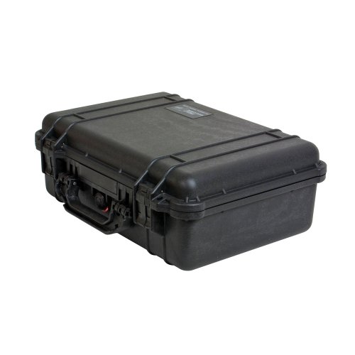 PELI 1500 Kameraschutzkoffer, IP67 Wasser- und Staubdicht, 19L Volumen, Ohne Schaum, Schwarz von PELI