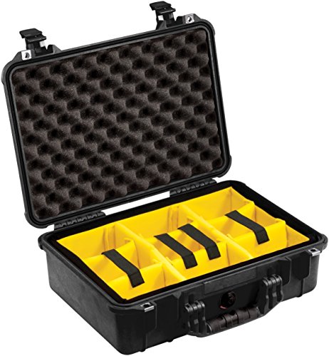 PELI 1500 Stoßfester Aufbewahrungskoffer, IP67 Wasser- und Staubdicht, 19L Volumen, Gepolstertes Einteilungssystem, Schwarz PELI 1500 Stoßfester Aufbewahrungskoffer, IP67 Wasser- und Staubdicht, 19L Volumen, Gepolstertes Einteilungssystem, Schwarz von PELI