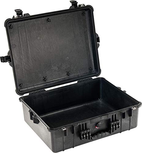 PELI 1600 Extrem Robuster Transportbehälter für Wertvolles Equipment, IP67 Wasser- und Staubdicht, 46L Volumen, Ohne Schaum, Schwarz PELI 1600 Extrem Robuster Transportbehälter für Wertvolles Equipment, IP67 Wasser- und Staubdicht, 46L Volumen, Ohne Schaum, Schwarz von PELI