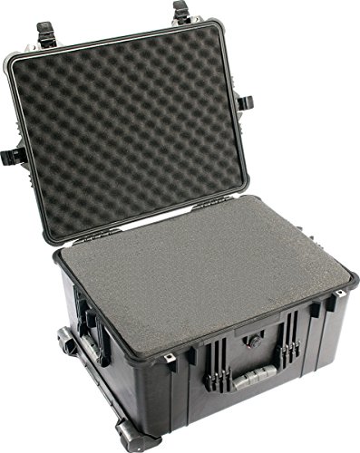 PELI 1620 Professioneller Kamerakoffer, IP67 Wasser- und Staubdicht, 72L Volumen, Mit Schaumstoffeinlage (Anpassbar), Schwarz von PELI