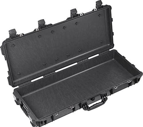 PELI 1700 Langer Transportkoffer für Stative, Jagd- und Sportschießausrüstung, IP67 Wasser- und Staubdicht, 42L Volumen, Ohne Schaum, Schwarz von PELI