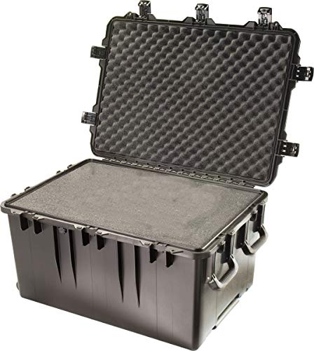 PELI Storm IM3075 Großer Industriekoffer für Sicheren Transport, Wasser- und Staubdicht, 181L Volumen, Mit Schaumstoffeinlage (Anpassbar), Schwarz von PELI