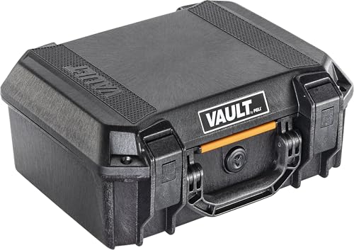 PELI Vault V200C Schutzkoffer; Überlegener Schutz für wertvolle Ausrüstung; Wetterfest & staubdicht; Innenvolumen: 13 Liter; Farbe: Schwarz von PELI