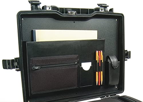 Peli 1495ALI Attache / Computer-Deckeleinsatz, Original Peli Protector Case Zubehör, Kompatibel mit: Peli 1495, Farbe: Schwarz von PELI