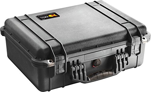 Peli 1520 Robuster Schutzkoffer für Empfindliches Equipment, IP67 Wasserdicht, 24L Volumen, Mit Schaumstoffeinlage (Anpassbar), Schwarz. von PELI