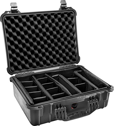PELI 1520 Schutzkoffer aus Polypropylen, IP67 Wasserdicht, 24L Volumen, Gepolstertes Einteilungssystem, Schwarz PELI 1520 Schutzkoffer aus Polypropylen, IP67 Wasserdicht, 24L Volumen, Gepolstertes Einteilungssystem, Schwarz von PELI