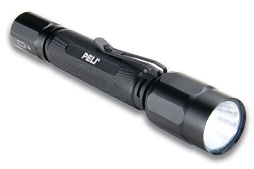 Peli 2360 Taschenlampe, Widerstandsfähig, heller LED Strahl, Premium-Taschenlampe, Hochwertige Qualität für die Arbeit für Profis, Industriemechaniker, Elektroniker und Feuerwehr, Farbe: Schwarz von PELI