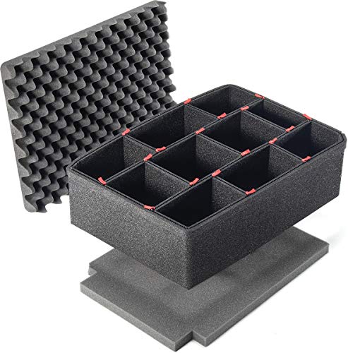 PELI IM2200-TPS TrekPak Einteilungs-System, Original Storm Case Zubehör, Kompatibel Storm IM2200, Farbe: Schwarz von PELI