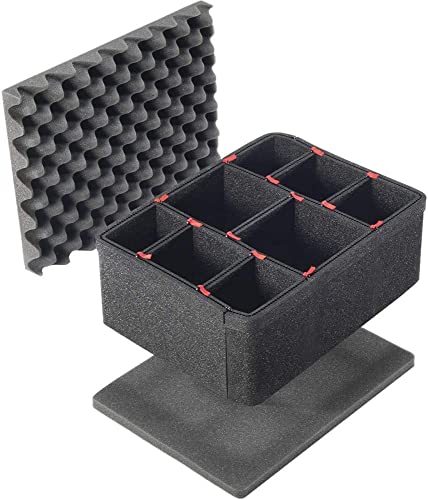 PELI IM2450-TPS TrekPak Einteilungs-System, Original Storm Case Zubehör, Kompatibel Storm IM2450, Farbe: Schwarz von PELI