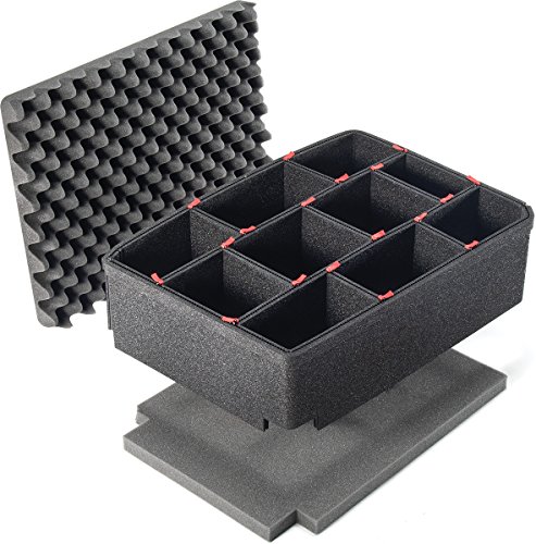 PELI IM2620-TPS Divider Set, Original Storm Case Zubehör, Kompatibel Storm IM2620, Farbe: Schwarz von PELI