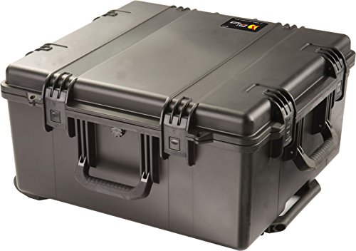 PELI Storm IM2875 Industriekoffer mit Rollen, Wasser- und Staubdicht, 89L Volumen, Mit Schaumstoffeinlage (Anpassbar), Schwarz von PELI