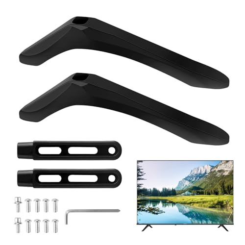 TV Standfuss Universal Fernseher Sockelfüße für 32 bis 65 Zoll LCD LED Ersatz Smart TV Füße Ständer bis zu 45kg,TV Base mit Schrauben Anti-Rutsch TV-Ständerbeine Geeignet für Lochabstand 25 bis 55mm TV Standfuss Universal Fernseher Sockelfüße für 32 bis 65 Zoll LCD LED Ersatz Smart TV Füße Ständer bis zu 45kg,TV Base mit Schrauben Anti-Rutsch TV-Ständerbeine Geeignet für Lochabstand 25 bis 55mm von PENCHUAN