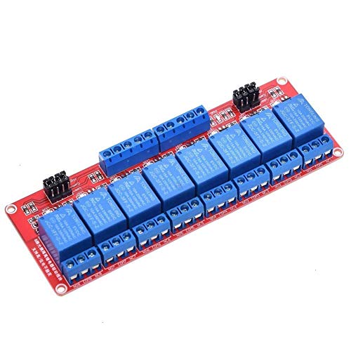 PENGLIN 1PCS 8 Kanal 5V Relais Modul mit Optokoppler High oder Low Level Trigger Erweiterungsplatine für Raspberry Pi Arduino von PENGLIN