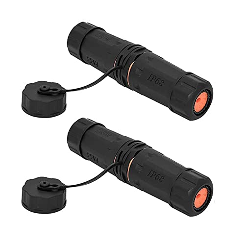 PENGLIN 2PCS Abgeschirmter RJ45 CAT6A wasserdichter Stecker IP68 Cat5/5e/6 8P8C Ethernet LAN Kabelkupplung Buchse auf Buchse Outdoor Netzwerkadapter mit wasserdichter Staubschutzkappe PENGLIN 2PCS Abgeschirmter RJ45 CAT6A wasserdichter Stecker IP68 Cat5/5e/6 8P8C Ethernet LAN Kabelkupplung Buchse auf Buchse Outdoor Netzwerkadapter mit wasserdichter Staubschutzkappe von PENGLIN