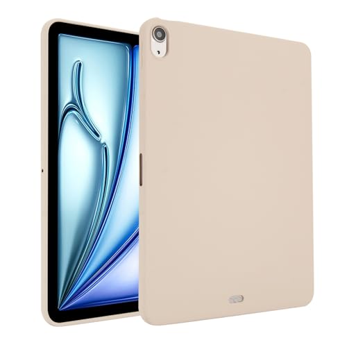 Tablet-Taschen-Hülle Tablet-Hülle kompatibel mit iPad Air 11 Zoll (M3 2025 7./M2 2024 6.), weiches Design, mattes TPU, schlanke, stoßfeste Schutzhülle, schmale Passform, leichtes Smart Cover aus Silik von PENGLIPING