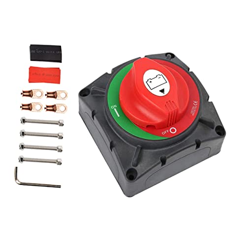 PENIKOKO 1Satz Batterie Trennschalter Master Isolator Mit Drehknopf Für Rv Atv Auto Und Boot Sicheres Abschalten Der Stromversorgung Universelles Design Einfache Installation PENIKOKO 1Satz Batterie Trennschalter Master Isolator Mit Drehknopf Für Rv Atv Auto Und Boot Sicheres Abschalten Der Stromversorgung Universelles Design Einfache Installation von PENIKOKO