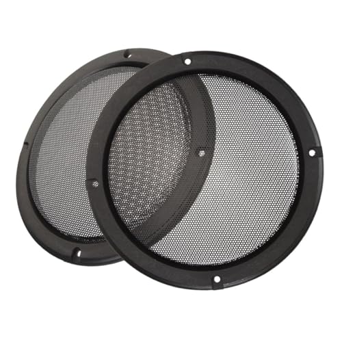 PENIKOKO 2 Stück Schallschutz Bindestrich Subwoofer-Grill Lautsprechergitterabdeckung Audio- Subwoofer-Abdeckung Stoff Lautsprecherschutz Fahrzeug-Lautsprechergitter Schmiedeeisen Schwarz PENIKOKO 2 Stück Schallschutz Bindestrich Subwoofer-Grill Lautsprechergitterabdeckung Audio- Subwoofer-Abdeckung Stoff Lautsprecherschutz Fahrzeug-Lautsprechergitter Schmiedeeisen Schwarz von PENIKOKO