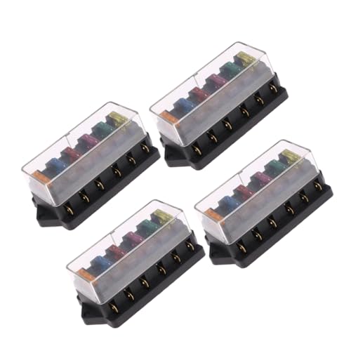 PENIKOKO 4 Teiliger Sicherungshalter 6 Wege Marine Sicherungsblock 6 Wege Sicherungsblock Fahrzeug Auto Sicherungsblock Kfz Sicherungsblock Sicherungsverteilerblock Sicherungsblöcke PENIKOKO 4 Teiliger Sicherungshalter 6 Wege Marine Sicherungsblock 6 Wege Sicherungsblock Fahrzeug Auto Sicherungsblock Kfz Sicherungsblock Sicherungsverteilerblock Sicherungsblöcke von PENIKOKO