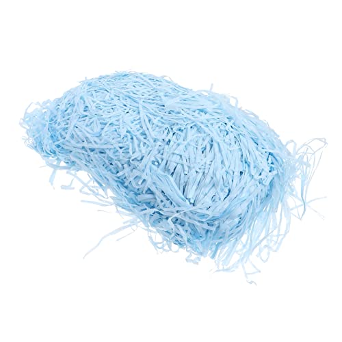 PEPLAYTAL 1 Packungskarton Rafia zerkleinerte Papier Verpackung Füllung Dekorationen Datei geschreddertes Papier für Gegenwärtig Gewebe kräuseln füller Papierschnipsel verpacken Blau von PEPLAYTAL