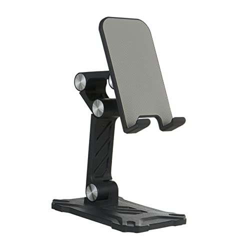PEPLAYTAL 1 Stück Klappbarer Tablet-ständer Telefonhalterständer Faltbar Universal- Einstellbar Handy, Mobiltelefon Handyhalterung Telefonständer Live-Stream-telefonhalter Black Hochlegiert von PEPLAYTAL