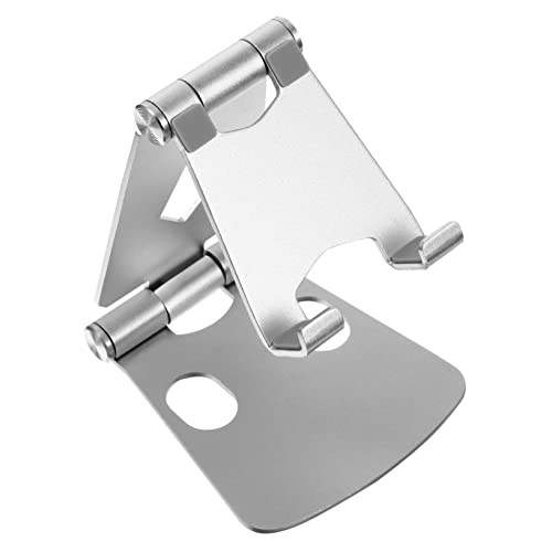 PEPLAYTAL 1 Stück handyhalter tabletständer Tablet Holder Handy-Halterung Handy Halter einstellbar Tablet Steht Desktop-Telefonständer klappbare Telefonhalterung Aluminiumlegierung Silver PEPLAYTAL 1 Stück handyhalter tabletständer Tablet Holder Handy-Halterung Handy Halter einstellbar Tablet Steht Desktop-Telefonständer klappbare Telefonhalterung Aluminiumlegierung Silver von PEPLAYTAL